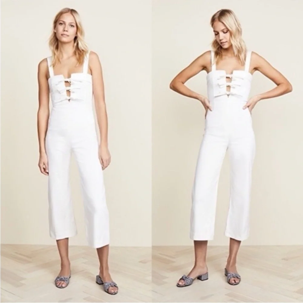Clayton Darcie Denim Jumpsuit - Picture 1 of 10